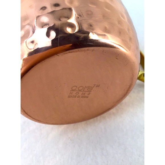 Core Home Copper Handmade Hammered Drinking Cup Home & Kitchen - Picture 10 of 10